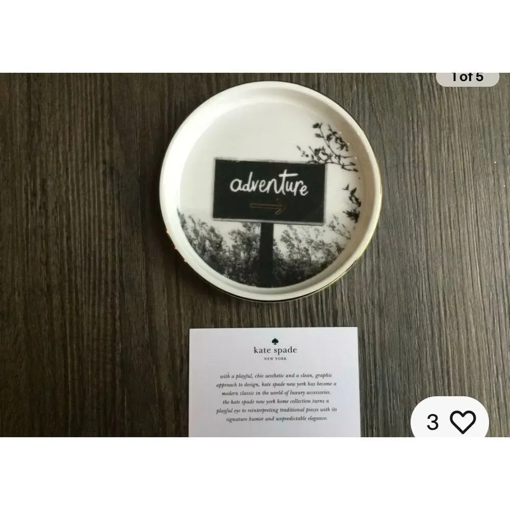 Kate Spade Spirit of Adventure New York Trinket Dish NIB